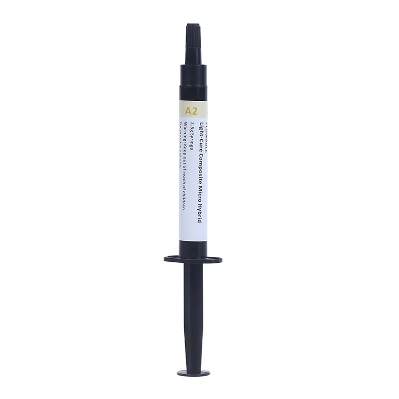 Dental Composite Resin Flowable Light Curing A2 2,5 g Nachfüllspritze Delivery Tips Etch Gel Adhesive Bonding – Detail 9