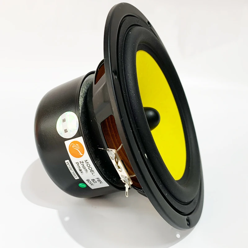 B-399 Hivi F6N 6.5 Inch Mid Bass Speaker Shielded Antimagnetic Magnetic Circuit Ferrite Voice Coil 25MM 90W 8 Ohm 1PCS