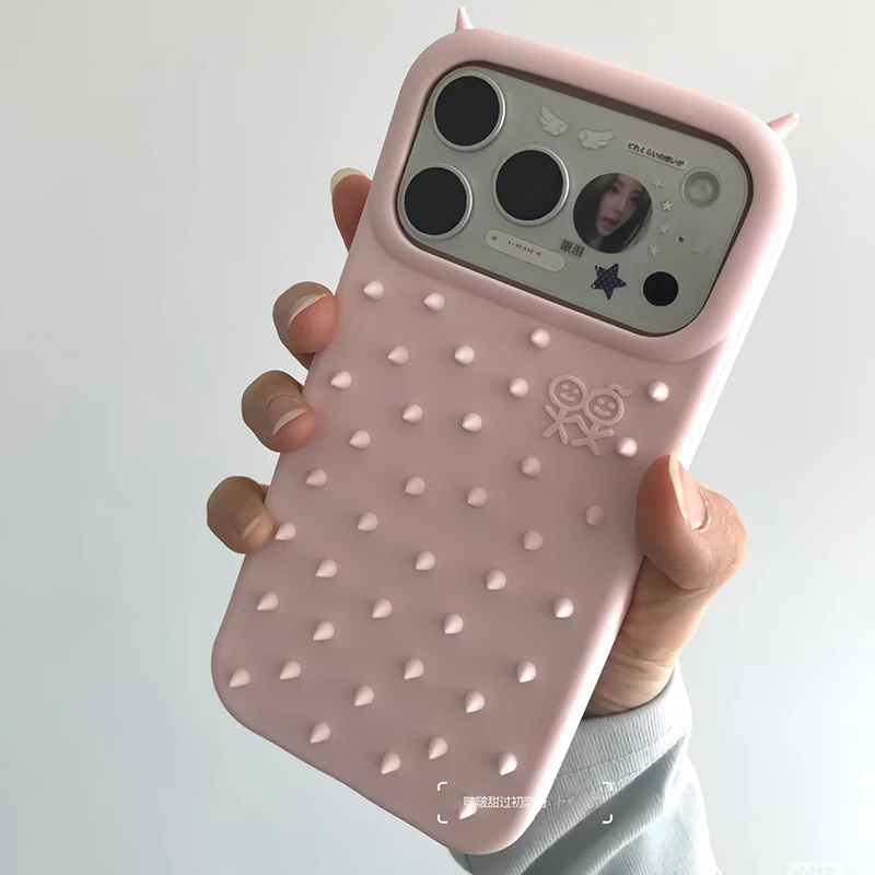 3D Candy U Style Devil Cartoon Silicone Soft Phone Case Cover