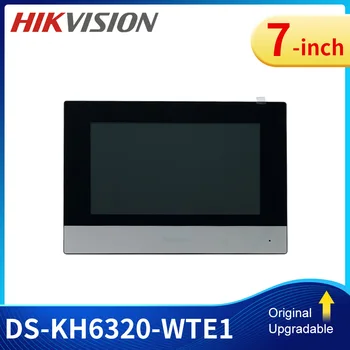 Hik DS-KH6320-WTE1 실내 모니터 와이파이 POE, 7 인치 스크린, 비디오 인터콤, 문짝 잠금 해제, 무선 확성기 및 마이크