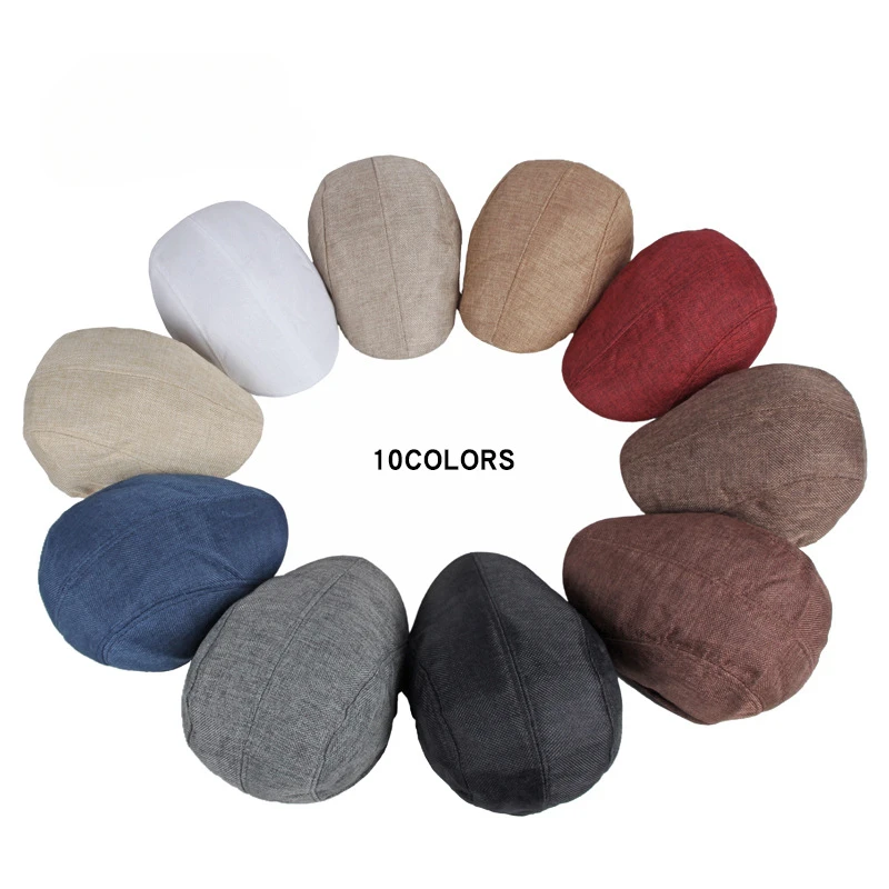 Newsboy Cap Beret Hat for Men Women Vintage Gatsbay Irish Outdoor Cabbie Spring Painter Driver for Beret Hat Newsboy Cap Newsboy Hat Woolen Beret