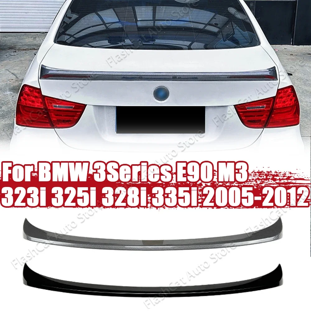 

Car Rear Trunk Roof Spoiler Wing Flaps For BMW E90 M3 2008-2012 & E90 323i 325i 328i 335i 2005-2012 Body Kits Tuning CSL Style