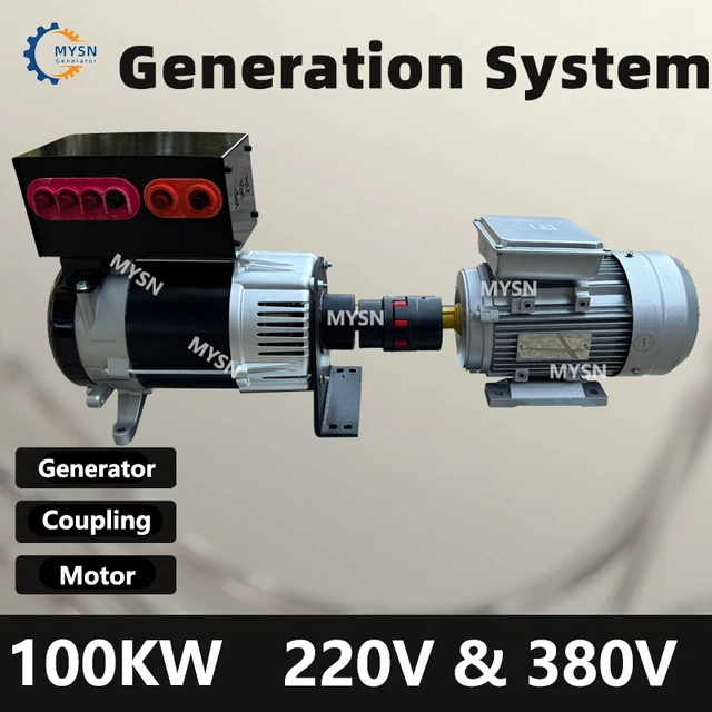 Générateur à aimants permanents 50KW 100KW, groupe électrogène 220V 380V, générateur d'énergie libre, générateur électrique pour usage domestique 1