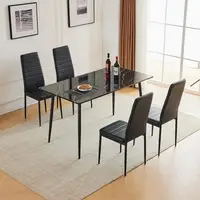 Nordic Rectangular Dining Table PVC Marble Surface Coffee Table Modern Simple Study Desk Multifunction Office Conference Tables 1