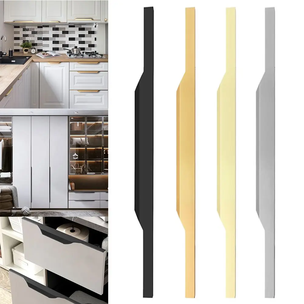 Aluminum Alloy Modern Door Handle for Wardrobe Cabinet