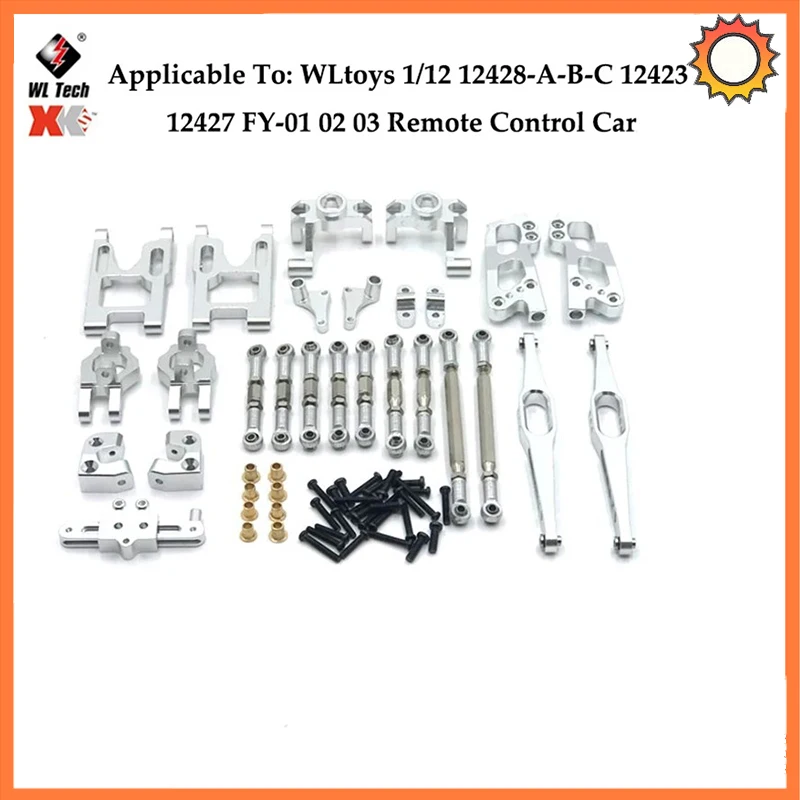 Wltoys-piezas Coche A Control Remoto, Model FY-03 Piezas Metal Mejoradas, Asiento Oscilante, Color Azul,1/12 12428 1