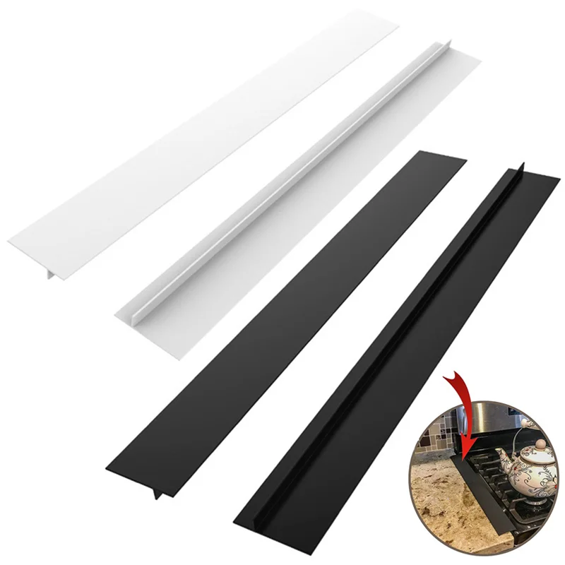 Stove Gap Cover Kitchen Silicone Heat Resistant Mat Gas Stove Protector Slit Cleaning Pad Oil Dust Seal gas stove accessories stove gap cover cookware accessories
