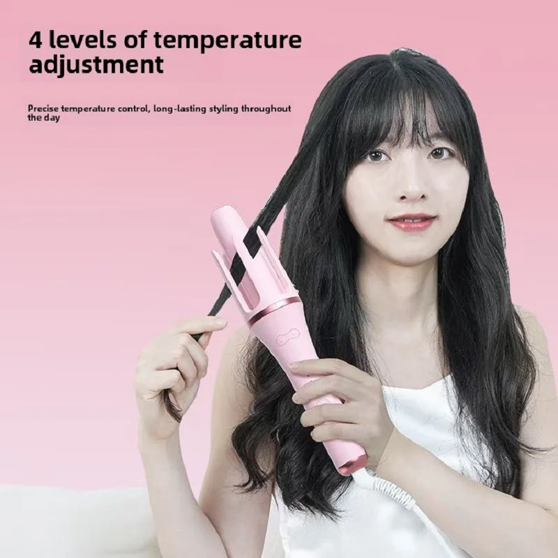 Fully Automatic Curling Iron Anti-Tangle Hair Curler with Negative Ions Latest Curling Wand Hair Curler for long-lasting styling