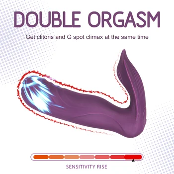 Dildo 10 Speed Vibrating Pulse Vibrator with Female Stimulator Vaginal Wall G spot Clitoris Stimulation Wearable Panties Sex Toy 2