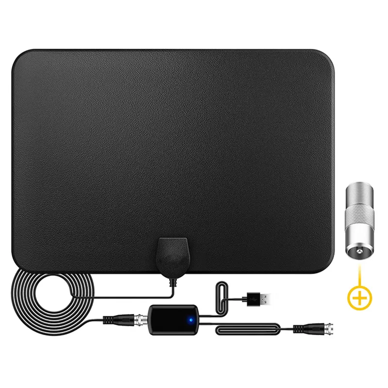 ISDB-T/DVB-T2/ATSC  Indoor Amplified HD TV Antenna  Support 8K 4K 1080p VHF UHF  Indoor TV Antenna