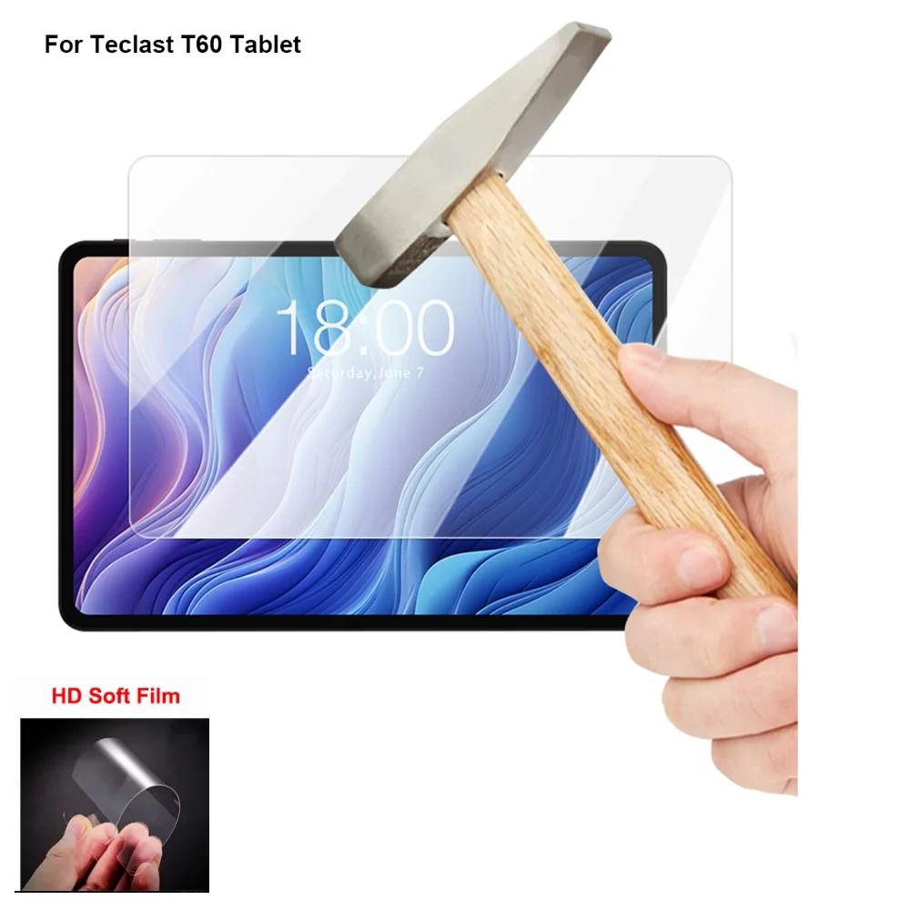 

Гидрогелевая пленка с полным покрытием для планшета Teclast T60, Защита экрана для Teclast T 60 2023, не закаленное стекло