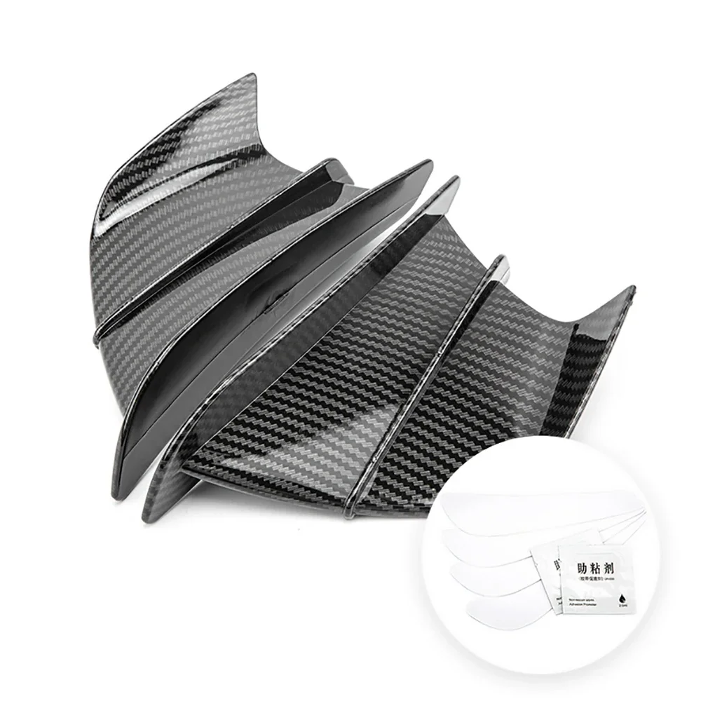 thumbnail image 1 of Alerones de motocicleta universales aptos para YAMAHA R1 R6 R7 R25 MT07 MT09 MT10 Tracer 9 gt Winglet de apariencia de fibra de carbono Spoiler aerodinámico Ala, 1 of 5