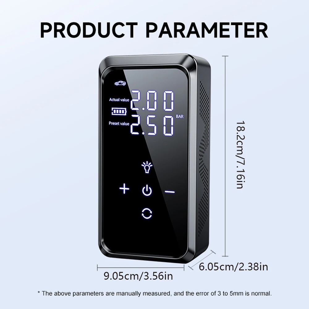 Dual screen car emergency start power supply air pump integrated with electric treasure multi-function portable battery ignition
