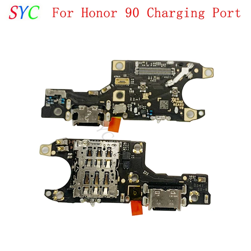 

Original USB Charging Port Connector Board For Huawei Honor 90 Charging Connector with Sim Card Reader Repair Parts