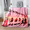 Kpop Baby Monster Throw Blanket Girl Group Sofa Bedding Soft Flannel Blanket Home Living Room Decor 6
