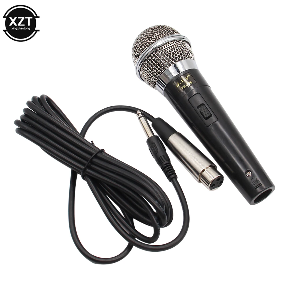 Nuovo Microfono Per Karaoke Microfono Dinamico Cablato Professionale Portatile Microfono Vocale Trasparente Per Spettacoli Musicali Vocali Con Parte K