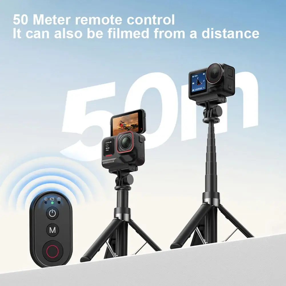 DJI Action 6 5 4 3 Insta360 GoPro 사진 무선 셔터 셀카 스포츠 Vlog 카메라용 블루투스 손목밴드 리모컨
