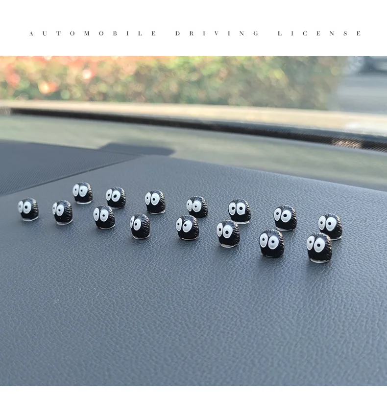 

20 Car Cute Decorations Car Rearview Mirror Console Decoration Electric Car Interior Supplies Glow Car Decoration Mini Ducks