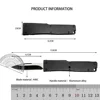 Mini Knife 440C Blade Aluminum Alloy Handles Outdoor Camping EDC Tools Hiking Survival Self Defense Fruit Knife Gift 6