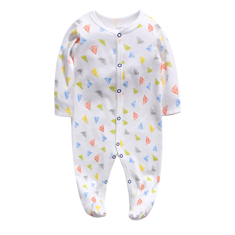 Baby Clothes 0-12Months Baby Rompers Newborn Girls&Boys 100%Cotton Long Sleeve Infant Clothing Pajamas Overalls