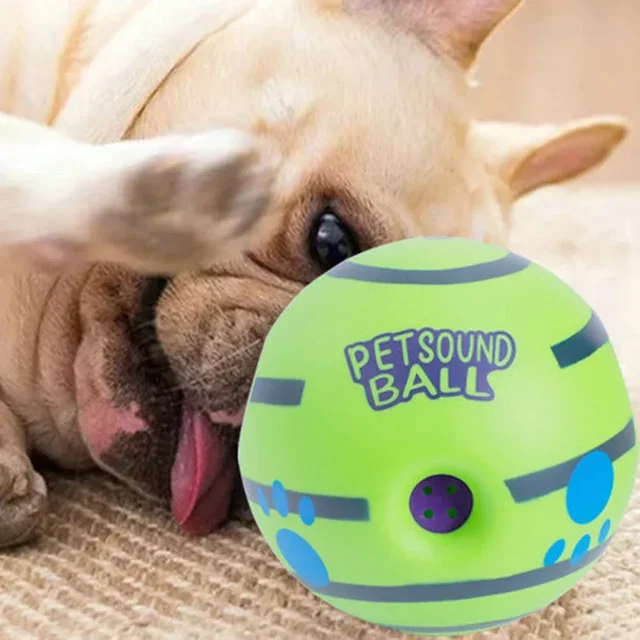 Dog Toy Funny Interactive Giggle Ball Toy for Dog Grind Teeth and Relieve Boredom Dog Wear-resistant Chew Toys Pet supplies 4
