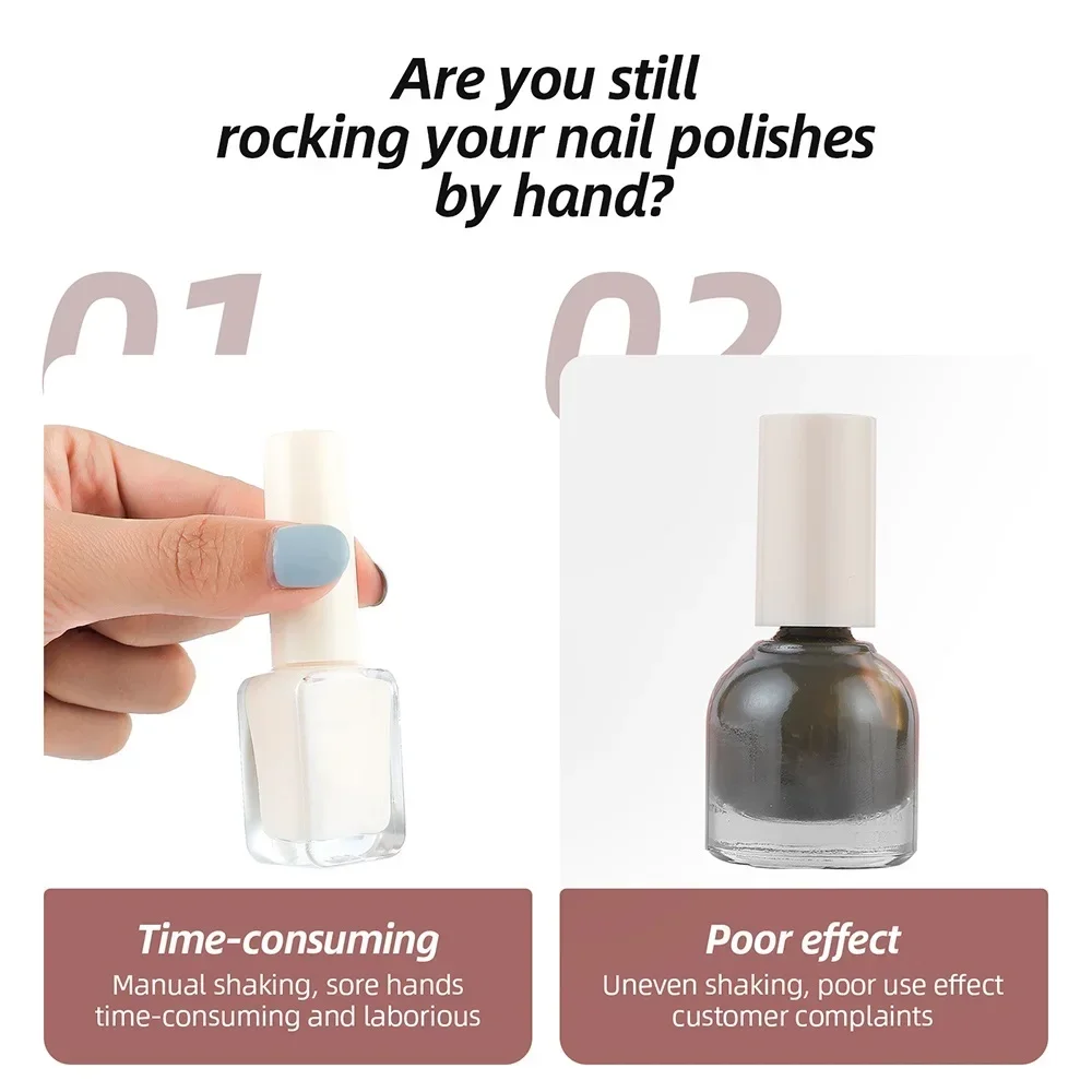 Electric Nail Polish Shaker Tattoo Ink Pigment Shaking Mixer Nail Polish UV Gel