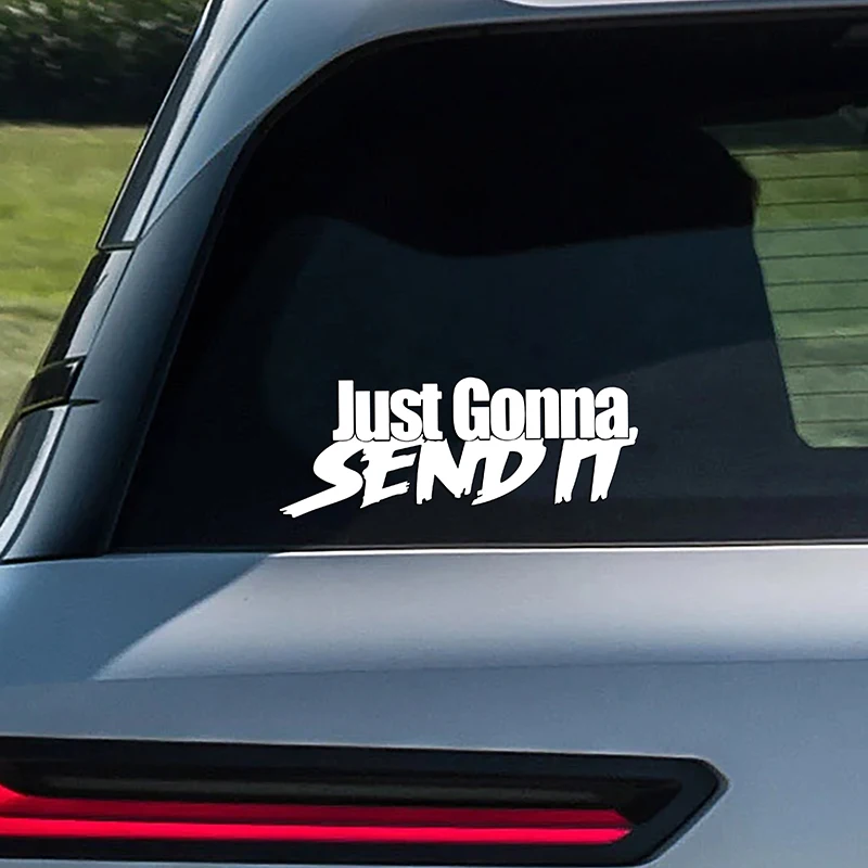 

Just Jonna Sendit Car Sticker Vinyl Waterproof Cool Reflective Letters Decor Decals Auto Tuning Accessories Do not fade