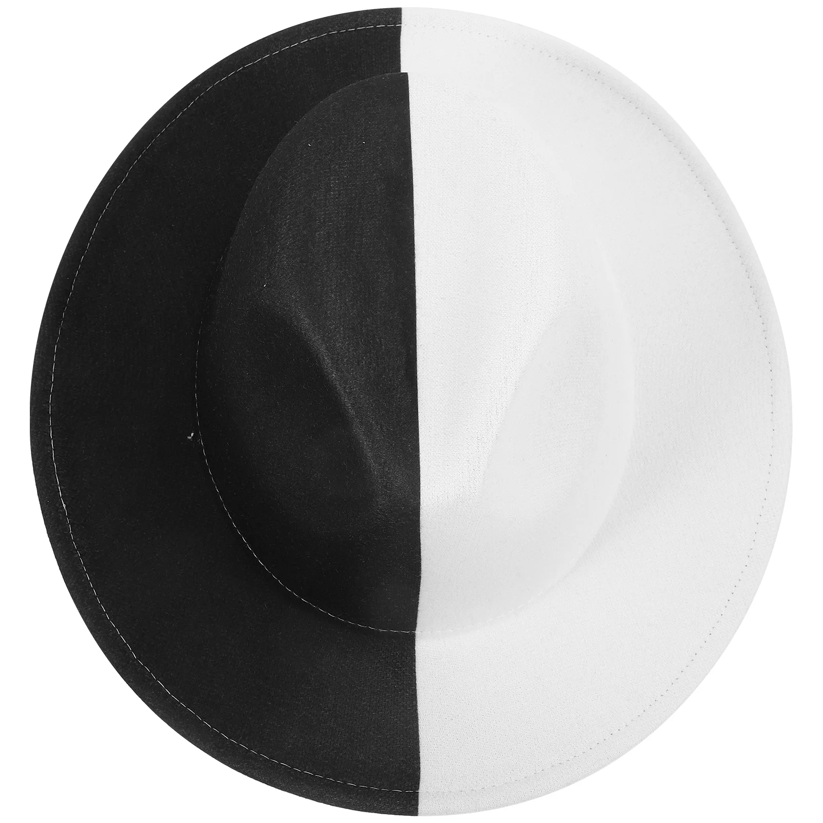 

Jazz Hat Color Matching Outdoor Leisure Hat Vintage Jazz Hat Clothing Accessory