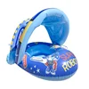 Baby Floating Water Toys Inflatable Swimming Seat Circle Swimming Pool Beach Swim Ring Water Seat with Sunshade Summer Party Toy 6