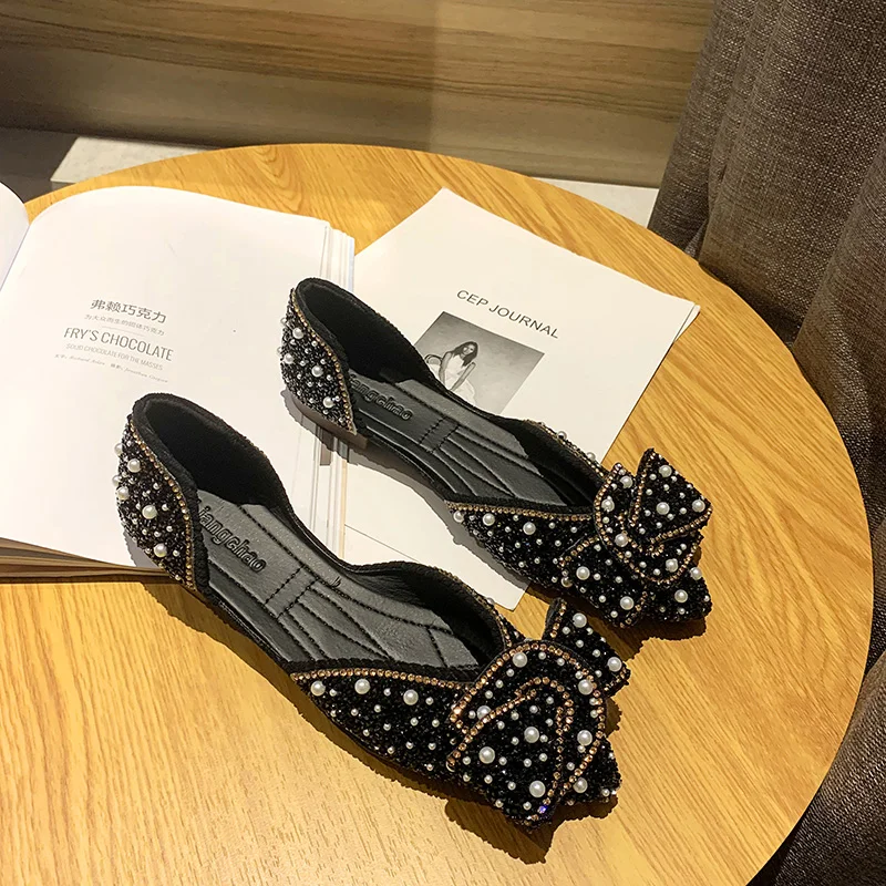 

Women's Breathable Slip-On Flats Shoes Casual Dress Shoes Comfortable Memory Foam Ballet Flat Shoes for Lady