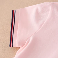 Robes de Sport pour enfants filles, en coton, col rabattu, robe de Tennis, nouvelle collection été 2025, robe de Golf à manches courtes pour enfants 4