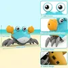 Dancing Crab Run Away Toy for Babies Crawling Interactive Escape Crabs Sensing Toys Baby Birthday Gifts with Music Toddle Box 5