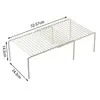 Adjustable Kitchen Storage Rack Cupboard Storage Shelf Wardrobe Shoe Saving Space Organizer Racks 6