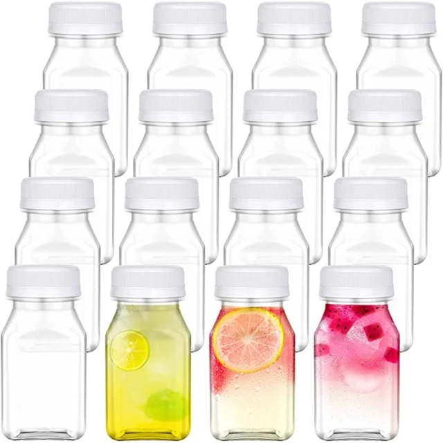 Plastic Juice Bottles With , Empty Reusable Clear Bottles With
