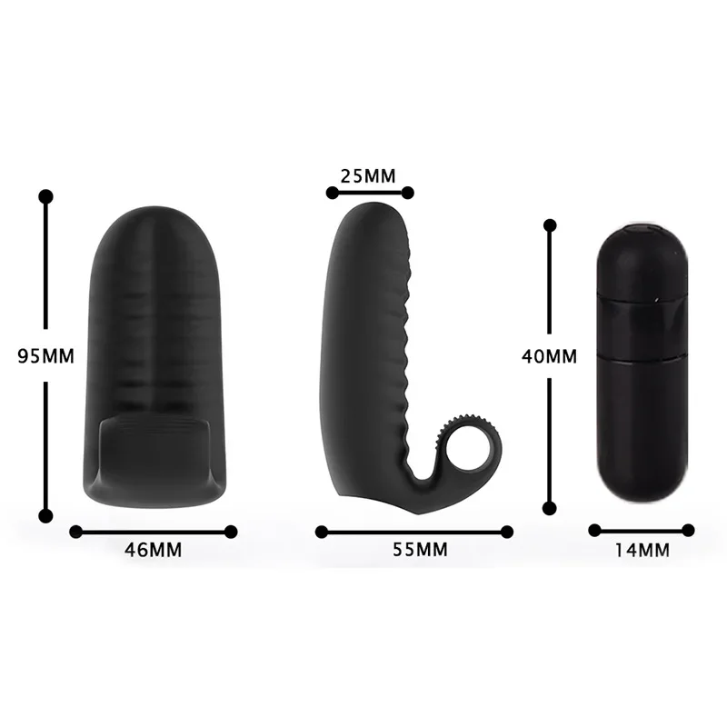 10 frequency Finger Sleeve Vibrator G Spot Orgasm Massage Clit Stimulate Female Masturbator Vibrator Lesbian Adult Sex Toys