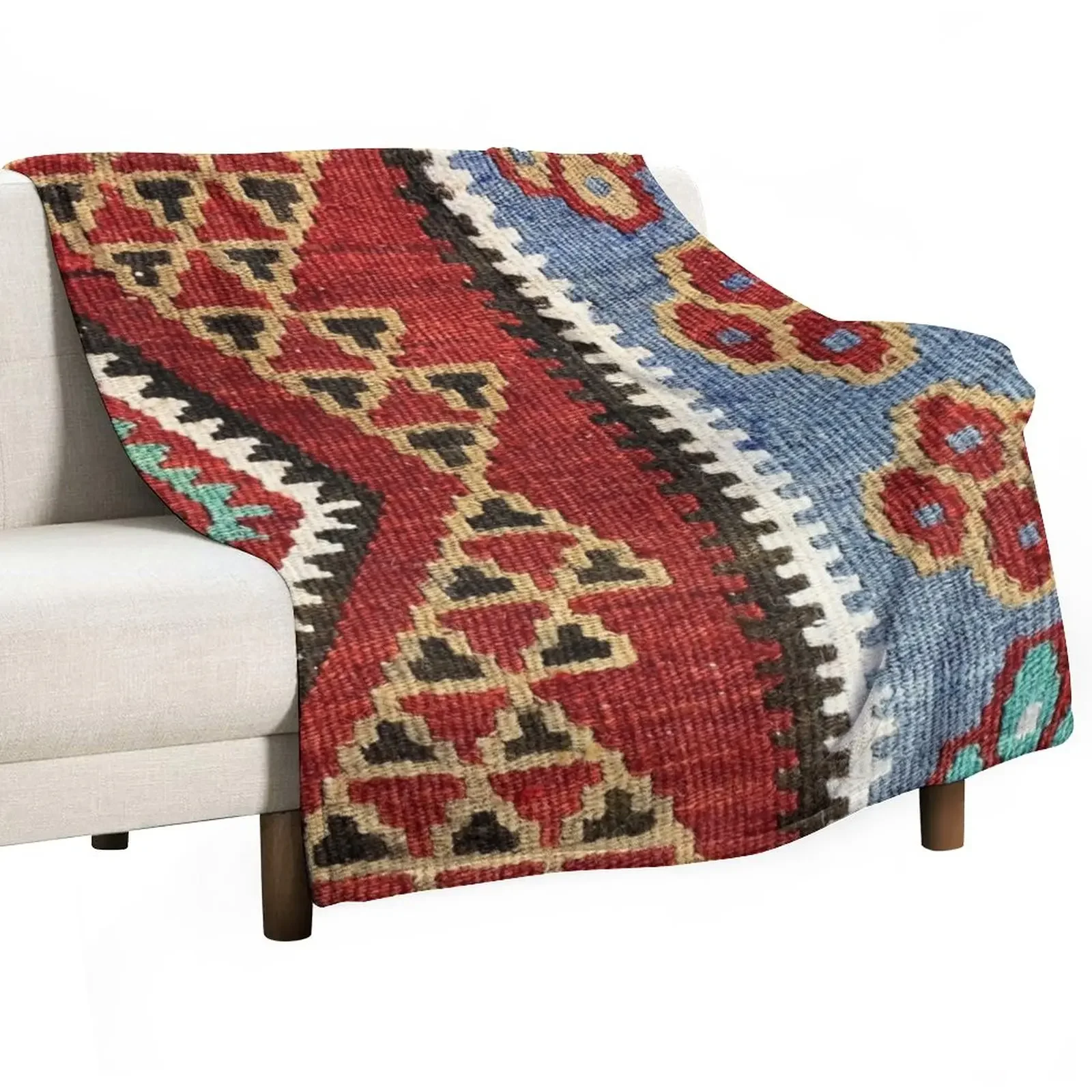 

Decorative Kilim, Navaho Weave, Woven Textile Throw Blanket Shaggy Furry Winter beds Soft Beds Blankets