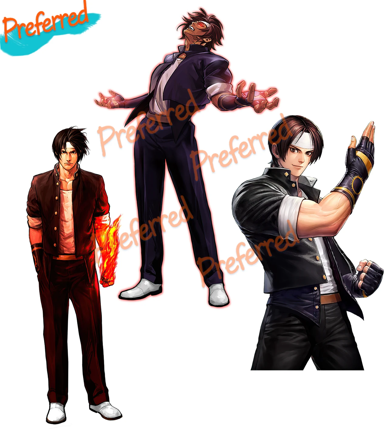Kyo Kusanagi Classic Cartoon Decal Motocross Racing Laptop Helmet Trunk Wall Vinyl Car Sticker Die Cutting