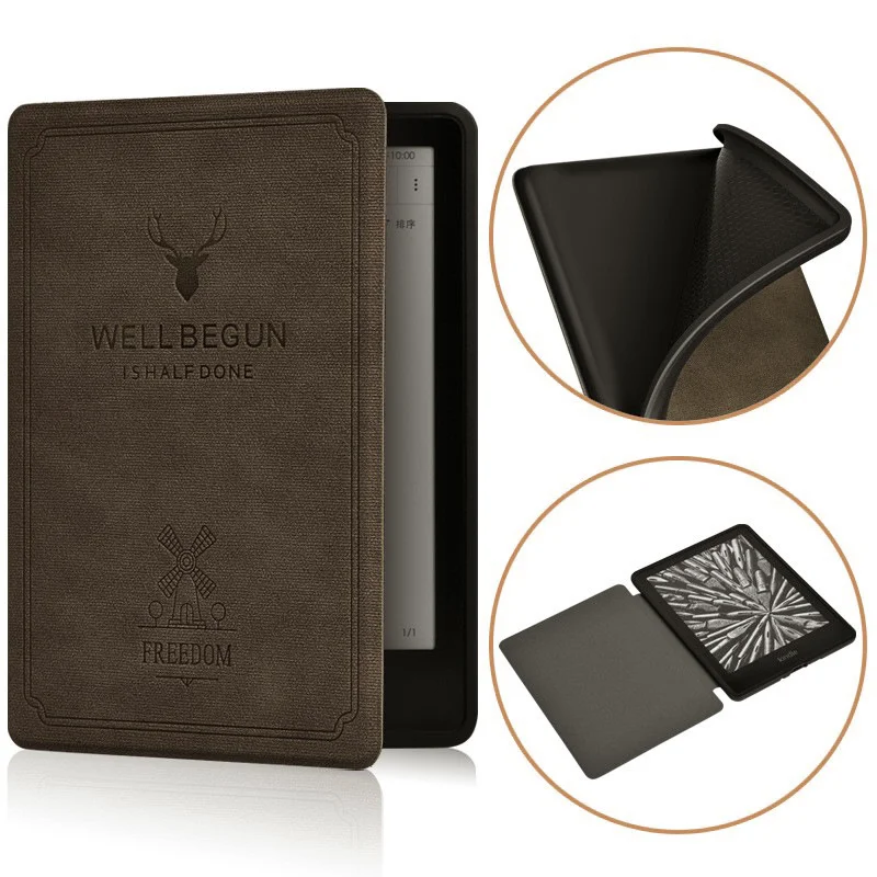 Premium Smart Case for Kindle Paperwhite - Elegant e-Reader Protection Cover
