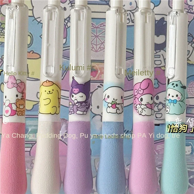 

Гелевая ручка с подвеской My Melody, 6 шт./партия, 0,5 мм, гелевая быстросохнущая щетка, ручка Ins, школьные и офисные принадлежности, Детские канцелярские принадлежности, подарок