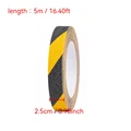 Black Yellow2.5cmx5m