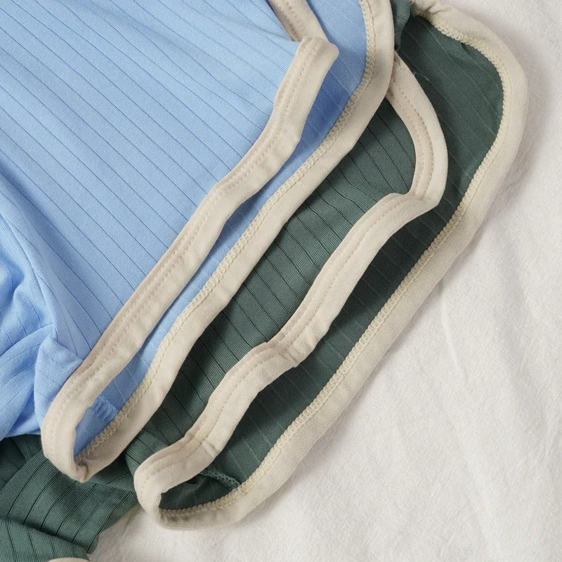 2 PCS/SET Men's Boxer Shorts Underwear Man Underpants Sexy Panties Striped Homme U Convex Shorts Lingerie Male Boxers