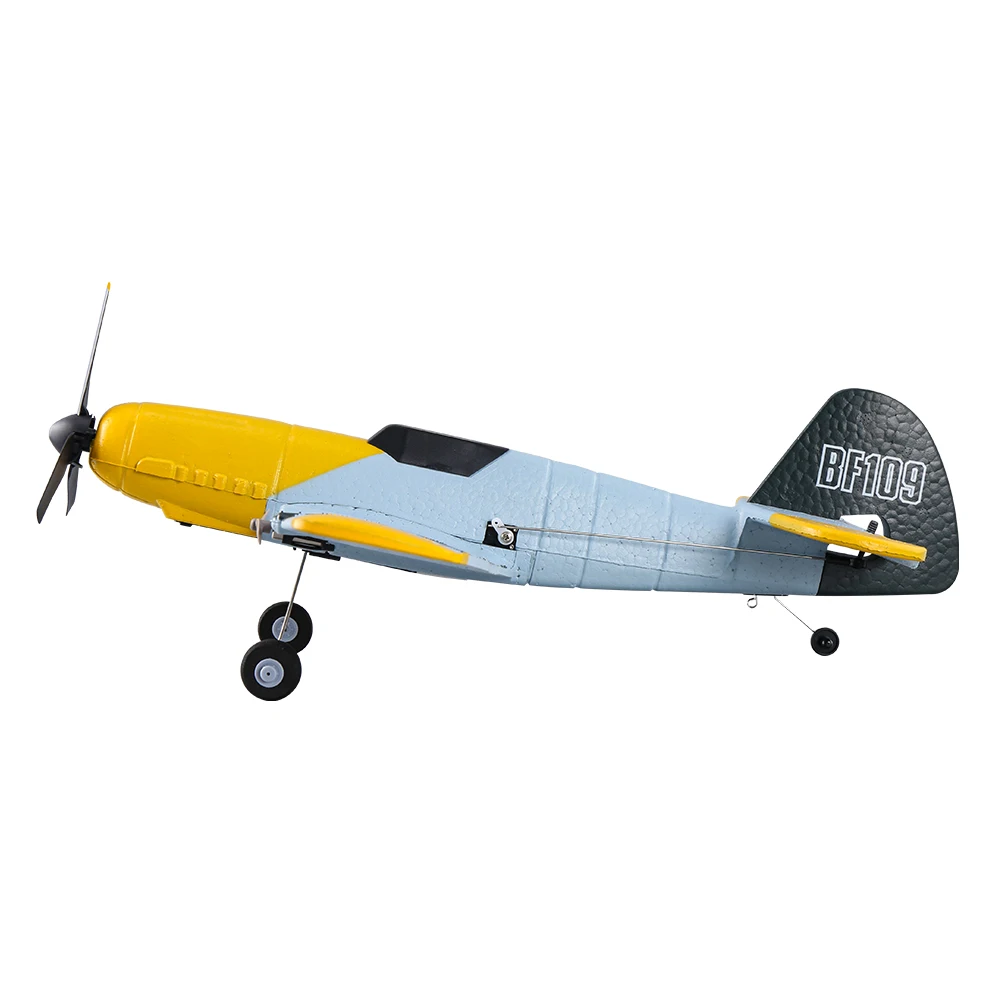 Rc Plane 2.4GHZ Dual Motor Epp Foam Glider Gyro Stabilization System Remote Control Airplane BF109 Fighter Toy Gift For Children