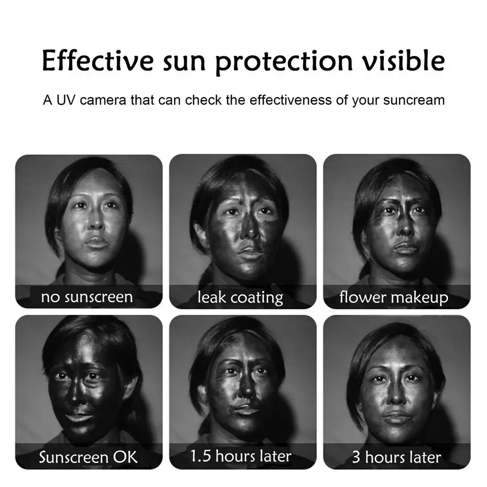 Portable UVlook UV Camera For Sunscreen Test Check For Smartphone Facial Sun Protection Visualization For IOS Type C Interface