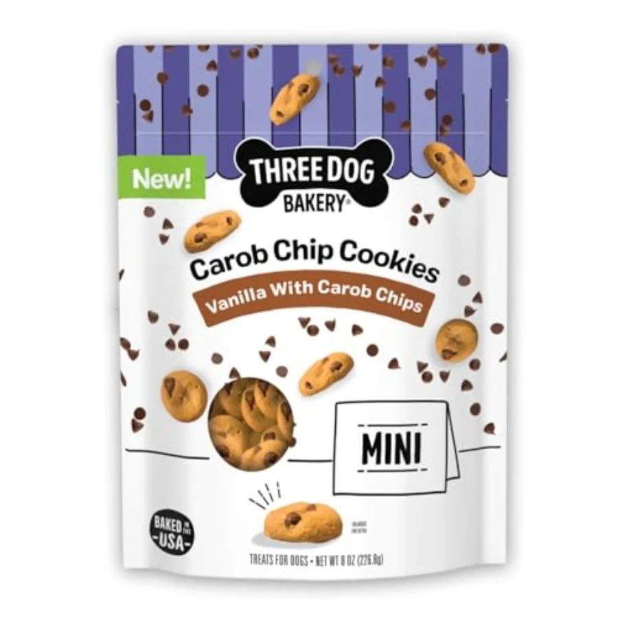 Mini Carob Dog Cookies 1