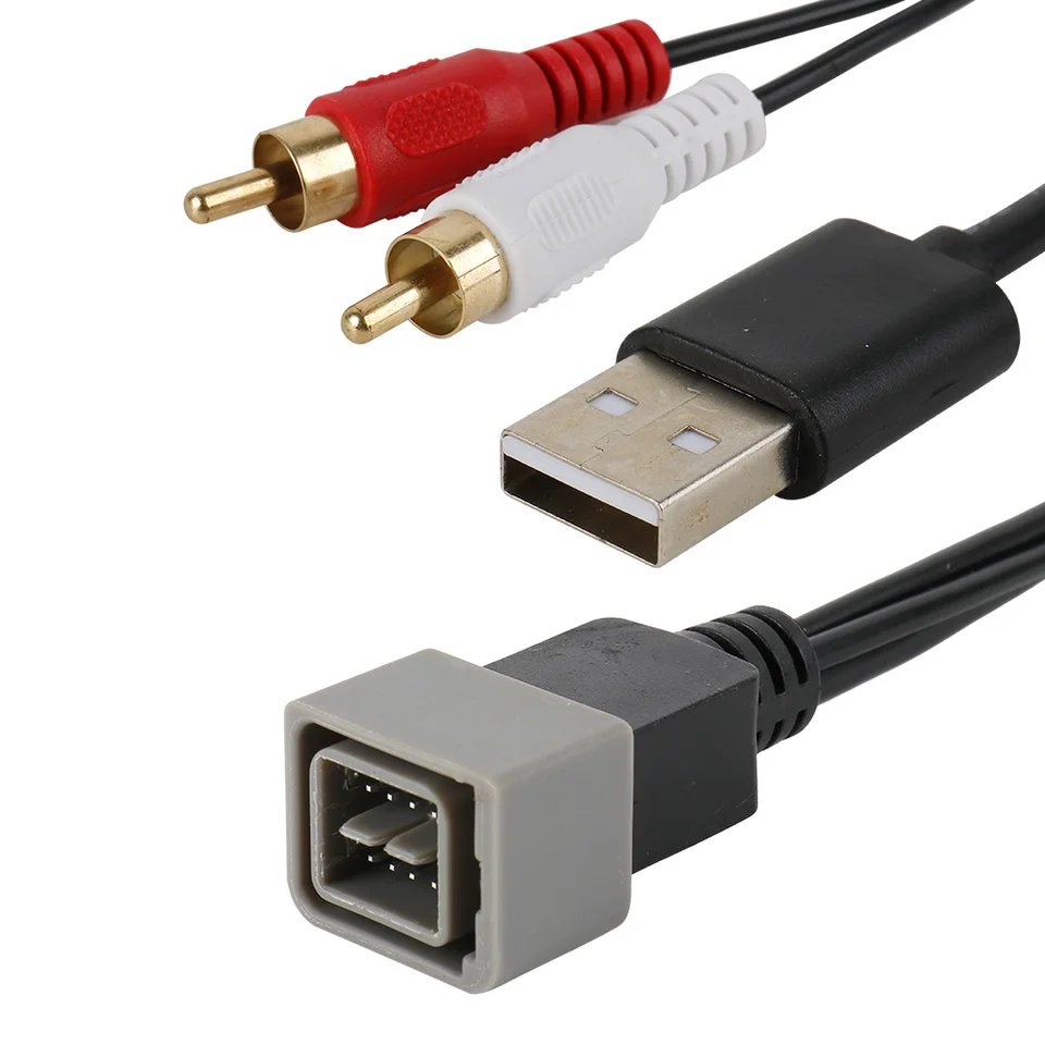 KIMISS Cavo Adattatore AUX 3.5 Mm Per Auto – Compatibile Con Renault Espace, Twingo, Laguna, Scenic (dal 2005+)