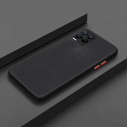 Luxury Shockproof Matte Armor Bumper Phone Case for Realme XT (Black)