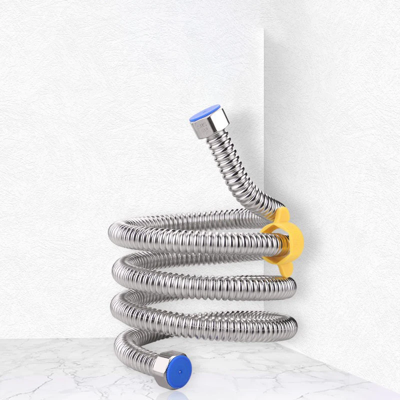 304 Stainless Steel Basin and Toilet Braided 1/2" Plumbing Hose ...