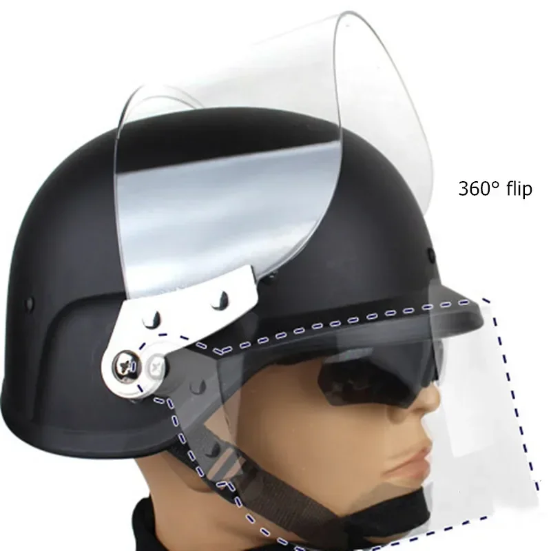 

Helmet Shield Self Military Tactical Safety Defense Protection Protective Adult Wind-proof Face Transparent Anti-riot