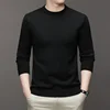 7 Colour Men's Round Neck Long Sleeved Solid Color Sweater Soft Warm and Comfortable Top with a Base 6