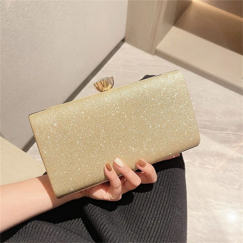 YILONGSHENG Womens Evening Clutch Bag Designer Evening Handbag Sparkling  Clutch Purse for Wedding Prom(Multicolor)